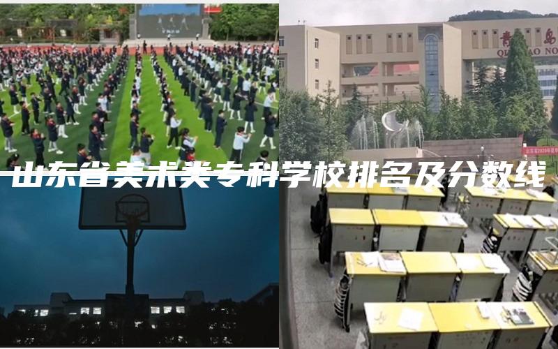 山东省美术类专科学校排名及分数线