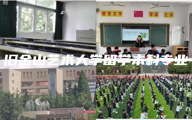 旧金山艺术大学留学本科专业