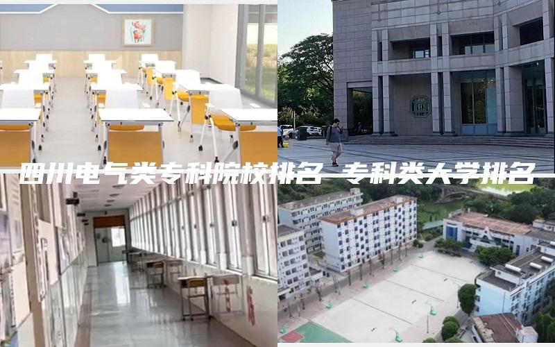 四川电气类专科院校排名 专科类大学排名