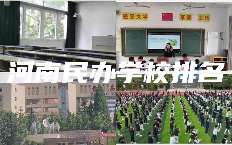 河南民办学校排名