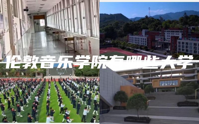 伦敦音乐学院有哪些大学