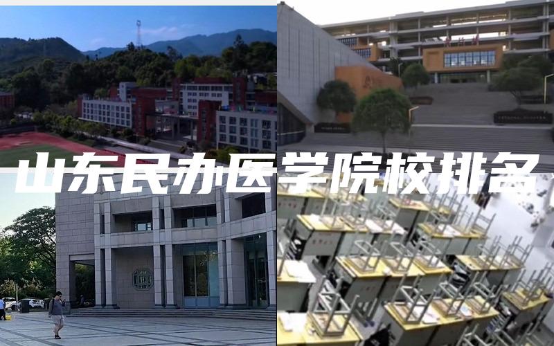 山东民办医学院校排名