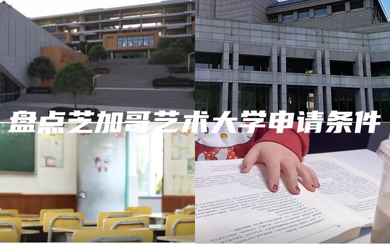 盘点芝加哥艺术大学申请条件