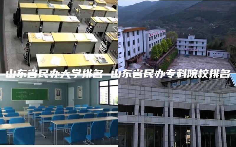 山东省民办大学排名 山东省民办专科院校排名