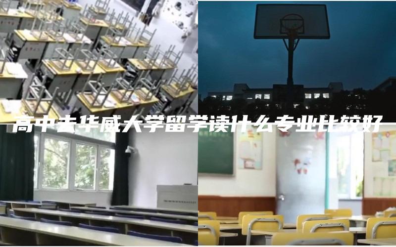 高中去华威大学留学读什么专业比较好