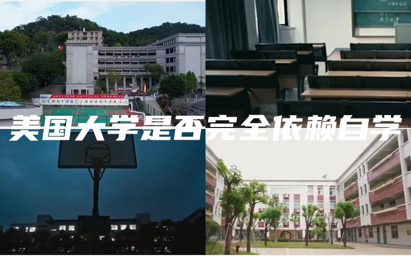 美国大学是否完全依赖自学