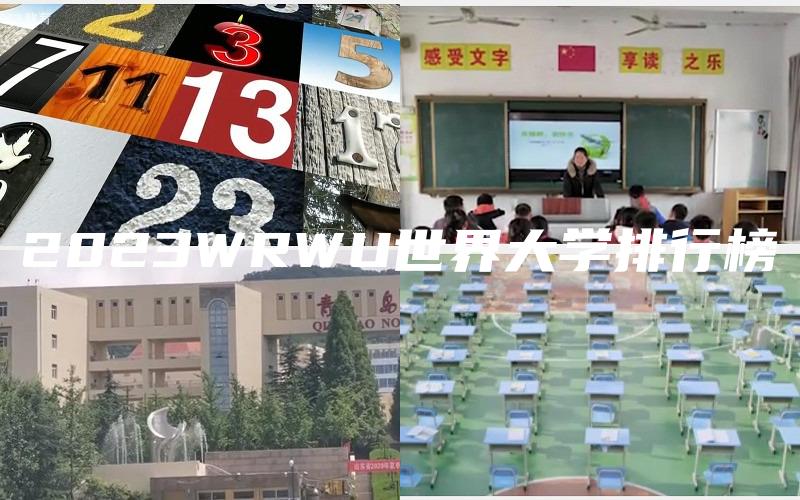 2023WRWU世界大学排行榜