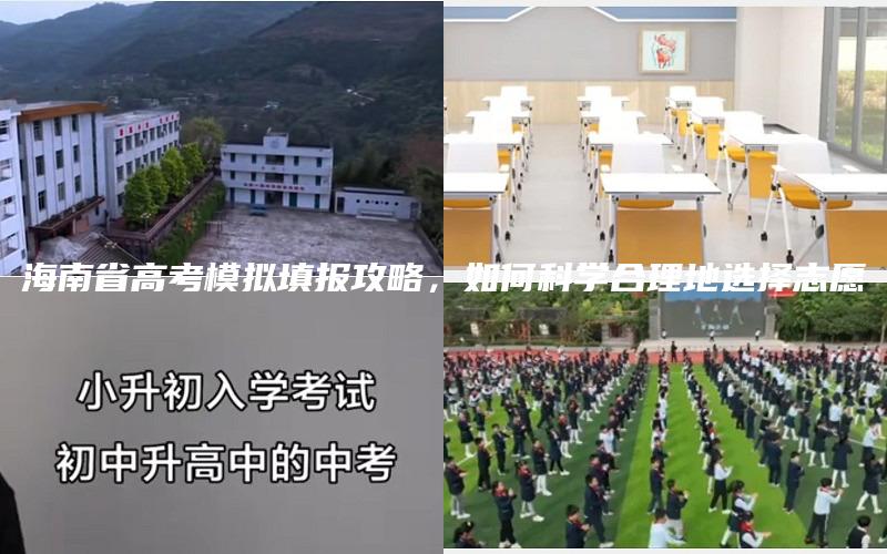 海南省高考模拟填报攻略，如何科学合理地选择志愿